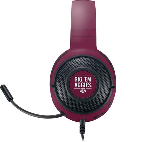 Texas A&M University Gig Em Aggies Razer Kraken X Skin